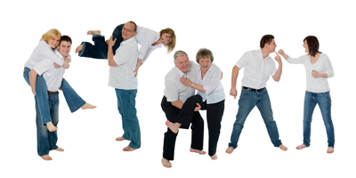Family portrait by Phill Andrew at The Image Mill